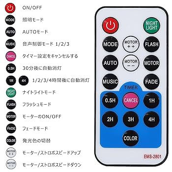 Amazon.co.jp: リテーク(Litake) LED ミラーボール ディスコ